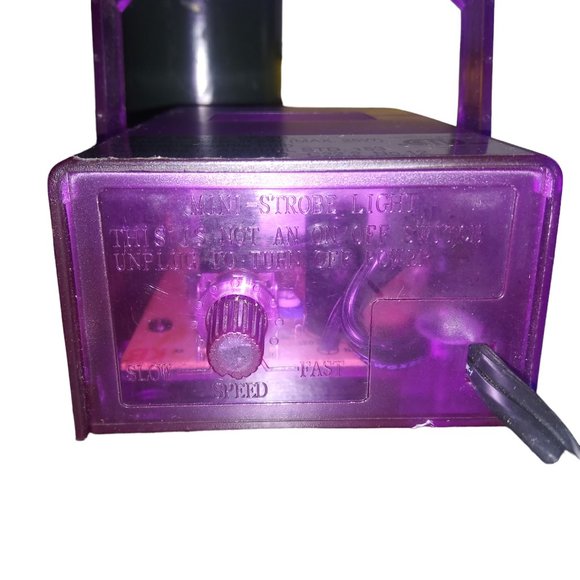 Mini DJ Purple Strobe Light Flashing Disco Party Stage Effect Lighting LED - Picture 6 of 12